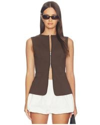 ALIGNE - Miguel Zip Ponte Top - Lyst