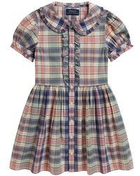Polo Ralph Lauren - Vestido Madras En Color Multi Talla (También En 3) - Lyst
