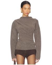 Helmut Lang - Slouchy Crew Top - Lyst