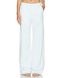 Vince - Washed Wide Leg Trouser - Lyst