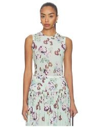 Ulla Johnson - Ines Sleeveless Jersey Top en Blue - Lyst
