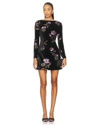 Elliatt - Clio Long Sleeve Mini Dress - Lyst