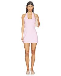 VIR VITA - X Revolve Pointelle Halter Dress - Lyst