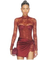 retroféte - Valentina Lace Bodysuit - Lyst