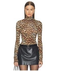 Alice + Olivia - Delaina Longsleeve Turtleneck Top - Lyst