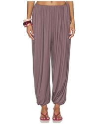 Line & Dot - Diane Draped Knit Pants - Lyst