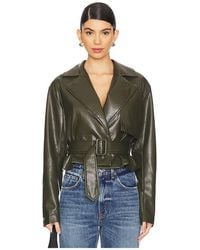 House of Harlow 1960 - X Revolve Liv Faux Leather Jacket - Lyst
