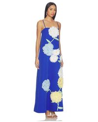 Elliatt Jade High-Neck Draped Maxi Dress in Black | Lyst