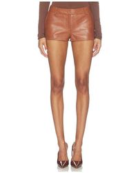 retroféte - Valesia Leather Short - Lyst