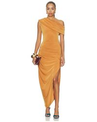 Curaae by Elliatt - Roya Asymmetric Maxi Dress - Lyst