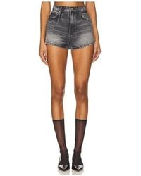 GRLFRND - Distressed Denim Cut-Off Shorts - Lyst