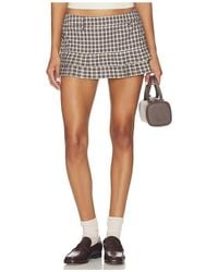 Lioness - Double Ruffle Mini Skort - Lyst