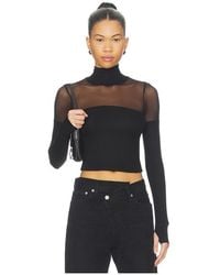 Michael Lauren - Marvel Longsleeve Turtleneck Top - Lyst