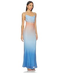 cosima ombre mesh maxi dress Cosima Ombre Mesh Maxi Dresses
