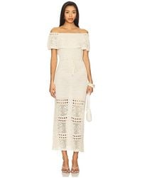 Line & Dot - Wilda Crochet Sweater Dress - Lyst