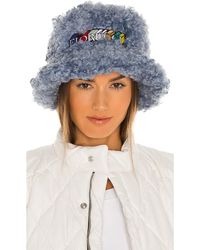 Fiorucci Shearling Bucket Hat - Blue