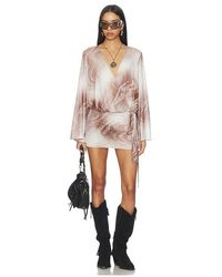 superdown - Maree Drape Mini Dress - Lyst