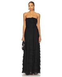 AMUR - Pepper Layered Gown En Color Negro Talla (También En 2, 4) - Lyst