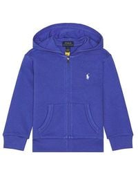 Polo Ralph Lauren - Long Sleeve French Terry Sail Graphic Full Zip Hoodie - Lyst