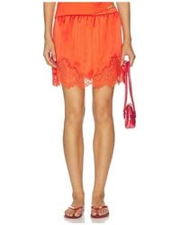 RE/DONE - Alexia Slip Skirt - Lyst