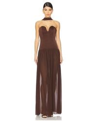 LPA - Ada Corset Maxi Dress - Lyst