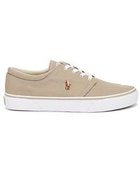 Polo Ralph Lauren - Canvas Faxon Low Top Sneaker - Lyst
