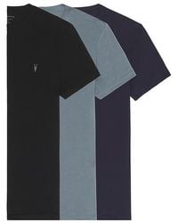 AllSaints - Tonic Crew 3 Pack Tees - Lyst