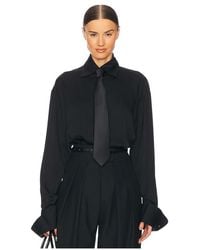 Helsa - The Relaxed Silk Shirt - Lyst