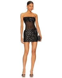 superdown - Vestido Lalita En Color Negro Talla (También En M, Xl) - Lyst