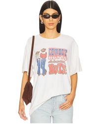 RE/DONE - Cowboy Butts Boyfriend Tee - Lyst
