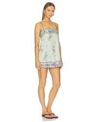 Free People Bali Golden Sun Sequin Party Dress in Blue | Lyst