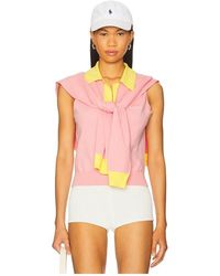 Monse - Knitted Polo & Tie Scarf - Lyst