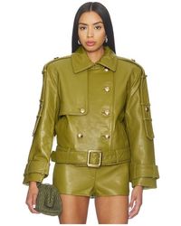 retroféte - Yseld Leather Jacket - Lyst
