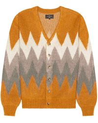 Beams Plus Mohair Cardigan in Brown for Men | Lyst UK