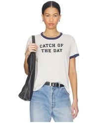 The Laundry Room - Catch Of The Day Ringer Tee - Lyst