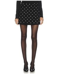 Susanna Chow - Demi Diamante Suede Skirt - Lyst
