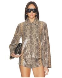 Mimchik - Blouson Leather Jacket - Lyst