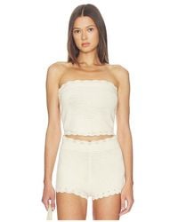 Posse - Dylan Strapless Top - Lyst
