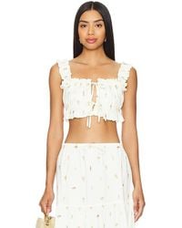 WeWoreWhat - Double Tie Top - Lyst