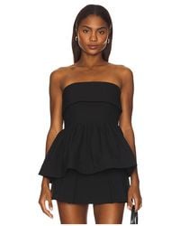 Lovers + Friends - Melodie Top En Color Negro Talla (También En M, S, Xl, Xs, Xxs) - Lyst