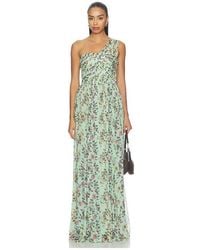 Ulla Johnson - Aureline Silk One Shoulder Gown - Lyst