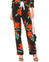 Diane von Furstenberg Wide Leg Pyjama-Hose - Mehrfarbig