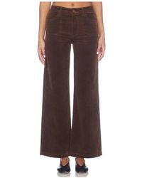 PAIGE - Anessa With Stitch Utility Pockets Wide Leg Corduroy Pant - Lyst