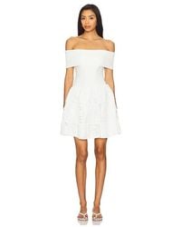 Line & Dot - Biva Mix-Media Mini Dress - Lyst