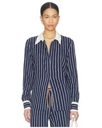 The Upside - Belize Bobbi Collared Top - Lyst