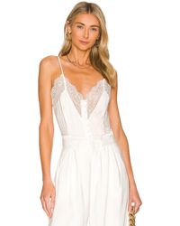 Bardot Lianni Lace Bodysuit - Weiß