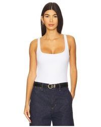 Susana Monaco - Essential Low Back Tank Thong Back Bodysuit - Lyst