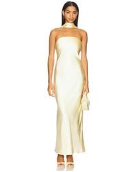 SNDY'S - X Revolve Angelina Neck Tie Maxi Dress - Lyst