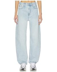 Pistola - Wes High Rise Barrel Jeans - Lyst