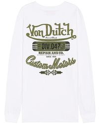 Von Dutch - Custom Motors Graphic Long Sleeve Tee - Lyst